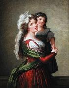 eisabeth Vige-Lebrun Portrait de Marie Adrienne Potain oil painting
